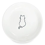 Haisenpet Миска керамическая Кошка, белая